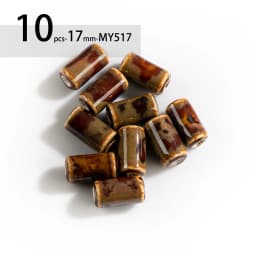 17mm Multicolor cylindrical ceramic beads Porcelain Crafts Jewelry Handmade DIY Materials #92569