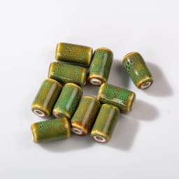 17mm Multicolor cylindrical ceramic beads Porcelain Crafts Jewelry Handmade DIY Materials #92569