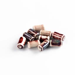 17mm Multicolor cylindrical ceramic beads Porcelain Crafts Jewelry Handmade DIY Materials #92569