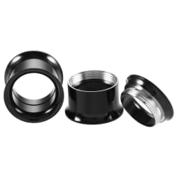 1Pair 316L Stainless Steel Ear Gauges Ear Plugs and Tunnels Ear Piercings Earlets Screwed Earring Expander Body Piercing Jewelry