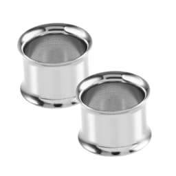1Pair 316L Stainless Steel Ear Gauges Ear Plugs and Tunnels Ear Piercings Earlets Screwed Earring Expander Body Piercing Jewelry
