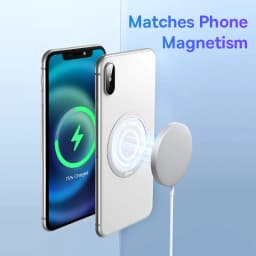 Baseus 2pcs Magnetic Metal Plate Sticker Rings for Wireless Charger Phone Holder for iPhone 17 Air 16 15 Pro Max Charging Ring