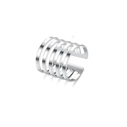2pcs Fashion Stainless Steel Punk Rock Ear Clip Cuff Wrap Earrings No piercing-Clip On Cartilage Wrap Fake Earring
