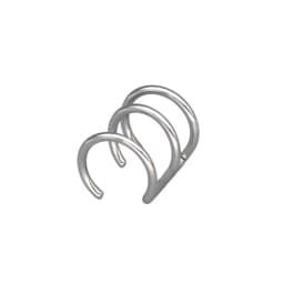 2pcs Fashion Stainless Steel Punk Rock Ear Clip Cuff Wrap Earrings No piercing-Clip On Cartilage Wrap Fake Earring