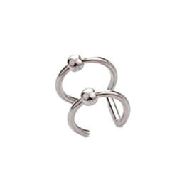 2pcs Fashion Stainless Steel Punk Rock Ear Clip Cuff Wrap Earrings No piercing-Clip On Cartilage Wrap Fake Earring