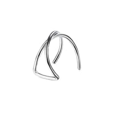2pcs Fashion Stainless Steel Punk Rock Ear Clip Cuff Wrap Earrings No piercing-Clip On Cartilage Wrap Fake Earring