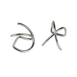 2pcs Fashion Stainless Steel Punk Rock Ear Clip Cuff Wrap Earrings No piercing-Clip On Cartilage Wrap Fake Earring