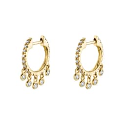 CRMYA Gold color Hoop Earrings For Women Fashion CZ Zircon Piercing Women's Stud Dangle Earrings 2022 Jewelry Wholesale