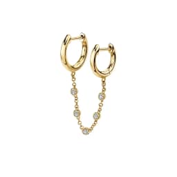 CRMYA Gold color Hoop Earrings For Women Fashion CZ Zircon Piercing Women's Stud Dangle Earrings 2022 Jewelry Wholesale