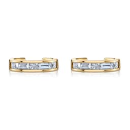 CRMYA Gold color Hoop Earrings For Women Fashion CZ Zircon Piercing Women's Stud Dangle Earrings 2022 Jewelry Wholesale
