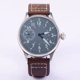 44mm Corgeut Men's Casual Watch Seagull ST36 Manual Winding Movement Leather Strap