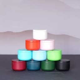Mini Tin Tea Storage Containers, Portable 30ml Small Box For Candle Making, Sealed Tins, Jewelry, Coffee, Spices Storage