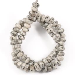 Natural Gem Stone Morganite Angelite Jades Aquamarines Rondelle Spacer Beads for Jewelry Making DIY Bracelet 15'' Wholesale