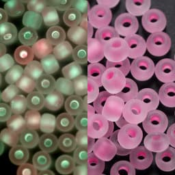 600Pcs/Lot 3mm Frosted Luminous Seed Beads Loose Spacer Beads for DIY Necklace Bracelet Earrings Jewelry Making Accessories