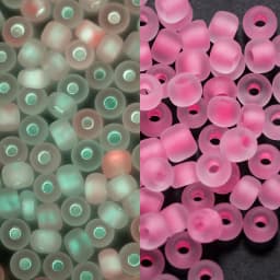 600Pcs/Lot 3mm Frosted Luminous Seed Beads Loose Spacer Beads for DIY Necklace Bracelet Earrings Jewelry Making Accessories