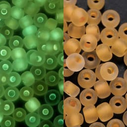 600Pcs/Lot 3mm Frosted Luminous Seed Beads Loose Spacer Beads for DIY Necklace Bracelet Earrings Jewelry Making Accessories