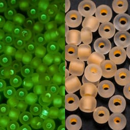 600Pcs/Lot 3mm Frosted Luminous Seed Beads Loose Spacer Beads for DIY Necklace Bracelet Earrings Jewelry Making Accessories