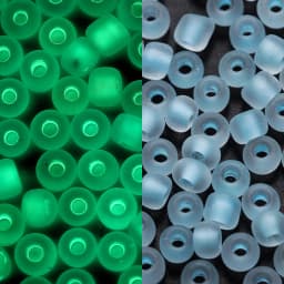 600Pcs/Lot 3mm Frosted Luminous Seed Beads Loose Spacer Beads for DIY Necklace Bracelet Earrings Jewelry Making Accessories