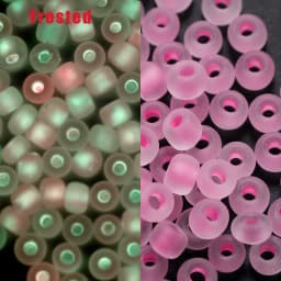 600Pcs/Lot 3mm Frosted Luminous Seed Beads Loose Spacer Beads for DIY Necklace Bracelet Earrings Jewelry Making Accessories