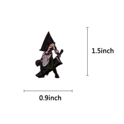 Silent Hillll Pyramid Head Enamel Pin Horror Video Game Movie Badge Backpack Decoration Jewelry