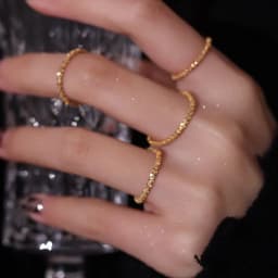 SUMENG New Arrival 2024 Fashion Sparkling Simple Style Versatile Decorative Compact Index Finger Ring For Women Jewelry Gifts