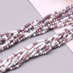 2mm 3mm 4mm 6mm 8mm New colors Rondelle Crystal Glass Beads Flat Faceted Loose Spacer Glass Beads for Jewelry Making Jewelry DIY