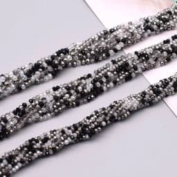 2mm 3mm 4mm 6mm 8mm New colors Rondelle Crystal Glass Beads Flat Faceted Loose Spacer Glass Beads for Jewelry Making Jewelry DIY