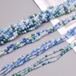 2mm 3mm 4mm 6mm 8mm New colors Rondelle Crystal Glass Beads Flat Faceted Loose Spacer Glass Beads for Jewelry Making Jewelry DIY