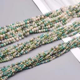 2mm 3mm 4mm 6mm 8mm New colors Rondelle Crystal Glass Beads Flat Faceted Loose Spacer Glass Beads for Jewelry Making Jewelry DIY