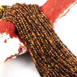 Wholesale Natural Stone Beads Tiger Eye Stone Beads for Jewelry Making Beadwork DIY Necklace bracelet accessories 2mm 3mm