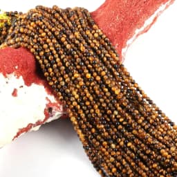 Wholesale Natural Stone Beads Tiger Eye Stone Beads for Jewelry Making Beadwork DIY Necklace bracelet accessories 2mm 3mm