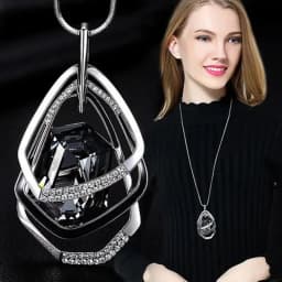 Classic Geometric Irregularity Pendant Long Necklace for Women 2026 New Sweater Accessories Cute Gifts Hip Hop Jewelry