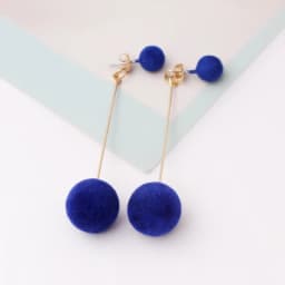 New Blue Color Dangle Earring for Women Round Metal Flower Leaf Crystal Gem Star Brincos Sweet Wedding Party Jewelry Xmas Gift