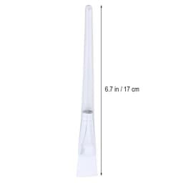 12PCS Facial Mask Transparent Crystal Rod Soft Skin Care Eyelash Brush For Face Mask Application Mask
