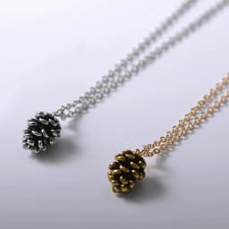 Cute Pine Nut Plant Specimen Pendant Necklace For Women Metal Choker Acorn Pinecone Chain Necklace Jewelry Accessories Gift