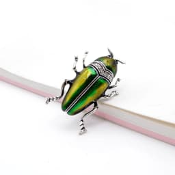 Fun Beetle Brooches Insect Pin Bug Brooch Women Men Jewelry Kids Accessoriesd Badges Fashion Gift