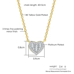 Aesthetic Pendant Necklaces for Women Korean Crystal Heart Gold Color Female Choker Chain on The Neck Jewelry Accessories N564