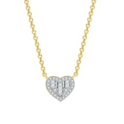 Aesthetic Pendant Necklaces for Women Korean Crystal Heart Gold Color Female Choker Chain on The Neck Jewelry Accessories N564