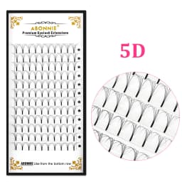 Abonnie Wide Premade Fan Lash Extensions Volume Fans Lashes 3d/4d/5d/6d Long Stem Volume Fan Professional Eyelashes Extensions