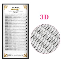 Abonnie Wide Premade Fan Lash Extensions Volume Fans Lashes 3d/4d/5d/6d Long Stem Volume Fan Professional Eyelashes Extensions