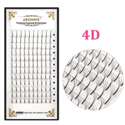 Abonnie Wide Premade Fan Lash Extensions Volume Fans Lashes 3d/4d/5d/6d Long Stem Volume Fan Professional Eyelashes Extensions
