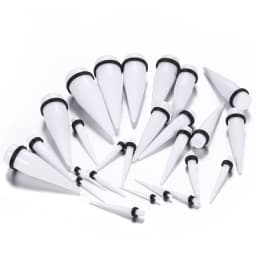2pcs Ear Tapers Tunnels and Plugs Earrings Piercing Ear Dilations Stretcher Marks for Tunnels Piercing Jewelry 1.6-16mm