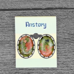 Vintage Oval Lapis Lazuli Jewelry Sets Natural Stone Tiger Eye Quartz Necklace Earrings Ring Fashion Set