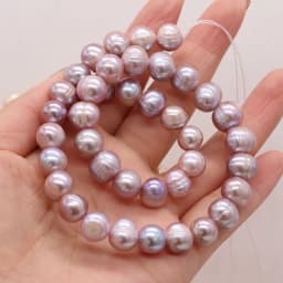 100% Natural Freshwater Pearl Rice Beads Exquisite Spacer Loose Bead For Jewelry Making DIY Charms Bracelet Necklace Accessories