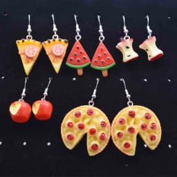 10pcs 3D Red Color Love Apples And Pits Resin Charms For DIY Decoration Earrings Necklace Jewelry Accessories