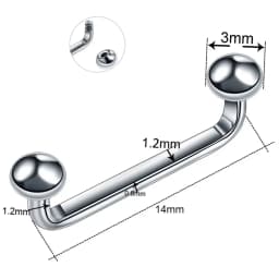 1PC Titanium Dermal Anchor Piercing Sex Body Jewelry Surface Barbell Micro Dermal Piercing Skin Diver Micro Piercing Jewelry