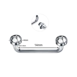 1PC Titanium Dermal Anchor Piercing Sex Body Jewelry Surface Barbell Micro Dermal Piercing Skin Diver Micro Piercing Jewelry