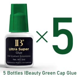 IBeauty Ultra Super Eyelash Extension Glue Supplies Green Cap Waterproof Adhesive Makeup Tools Strongest Fastest Eyes Open Korea