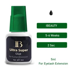 IBeauty Ultra Super Eyelash Extension Glue Supplies Green Cap Waterproof Adhesive Makeup Tools Strongest Fastest Eyes Open Korea