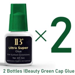 IBeauty Ultra Super Eyelash Extension Glue Supplies Green Cap Waterproof Adhesive Makeup Tools Strongest Fastest Eyes Open Korea